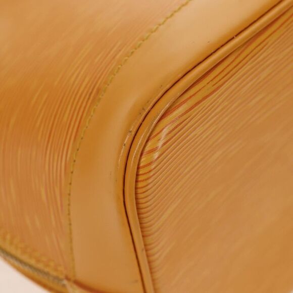 Louis Vuitton Alma Handbag Epi Leather Yellow Leather Handbag (Pre-Owned) - Picture 9 of 16